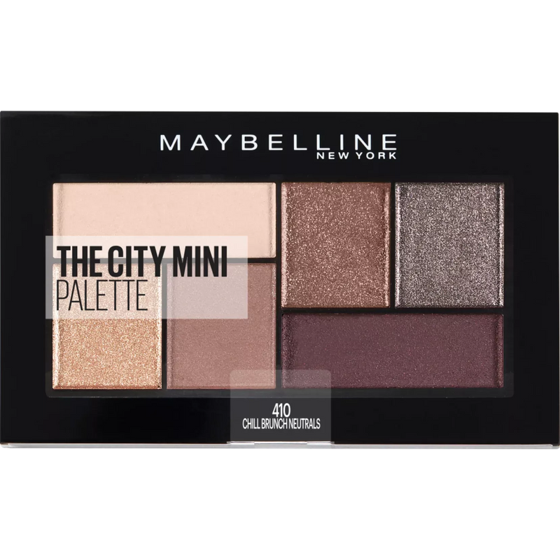 Maybelline New York Oogschaduwpalette The City Mini Palette 410 Chill Brunch Neutrals, 6 g