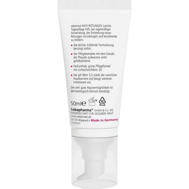 sebamed Gezichtscrème Anti Roodheid SPF 20, 50 ml