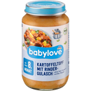 babylove Menu Aardappelen met Rundergoulash vanaf 8,maand, 220 g