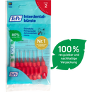 TePe Interdentale ragers rood 0.5mm ISO 2, 8 stuks.