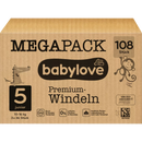 babylove Luiers Premium maat 5 Junior (10-16 kg), Megapack, 108 stuks.