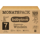 babylove Luiers Premium maandverpakking maat 7 XXL 16+ kg, 120 stuks.