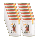 Defu Nourriture humide pour chiens, boeuf biologique, haute sensibilité, sans céréales, multipack (12 x 410g), 4,92 kg