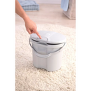 rotho Babydesign Seau à couches gris pierre, 1 pièce