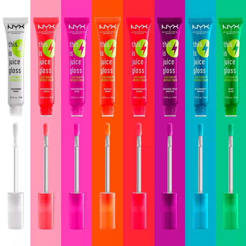 NYX PROFESSIONAL MAKEUP Lip Gloss 01 This Is Juice Coconut Chill, 10 ml