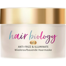 hair biology Masque de soin des cheveux anti-frisottis et éclaircissant, 160 ml