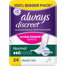 always Hygiene pads blaaszwakte Discreet Normaal Grootverpakking, 24 stuks