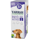 Yarrah Honden Natvoer Bio Paté met Kip & Kalkoen, Multipack (6 x 150g), 900 g
