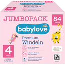 babylove Premium luiers maat 4, Maxi, 8-14 kg, Jumbo Pack, 84 stuks