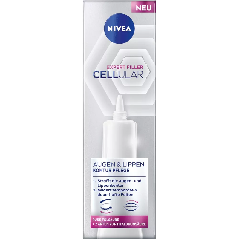 NIVEA Oog- en lipverzorging Cellular Expert Filler, 15 ml