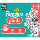 Pampers Baby Pants Baby Dry Gr.4 Maxi (9-15 kg) Édition Limitée Paw Patrol, boîte mensuelle, 180 pièces.