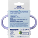 Babylove Gobelet à goûter et à boire 2 en 1 en silicone violet, 1 pièce