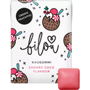 bilou Kauwgom, kers & kokos, kers coco smaak (10 stuks), suikervrij, 24 g