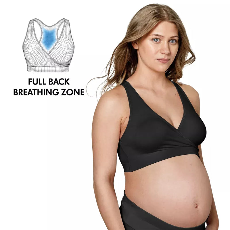 Medela Zwangerschaps- en borstvoedingsbustier Keep Cool Sleep, zwart, maat L, 1 st.