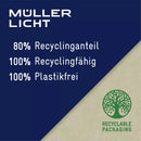 Lampe LED Müller Licht 60W E27 806lm, 1 pièce.