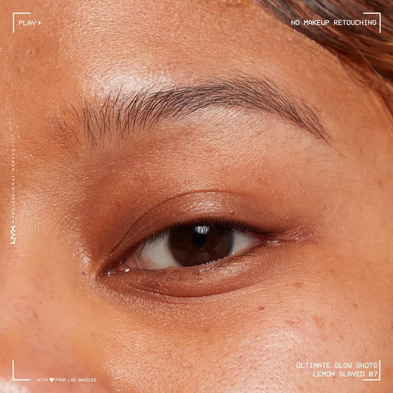 NYX PROFESSIONAL MAKEUP Fard à paupières Ultimate Glow Shots 07 Lemon Slayed, 1 pièce