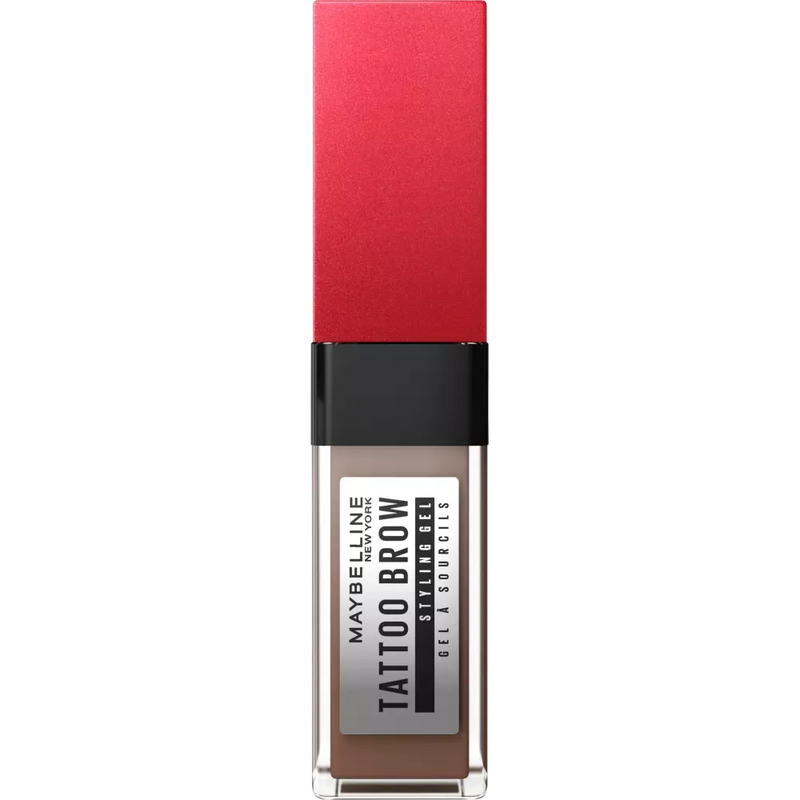 Maybelline New York Wenkbrauw Gel Tattoo Brow 36H Nr. 255 Zacht Bruin, 6 ml