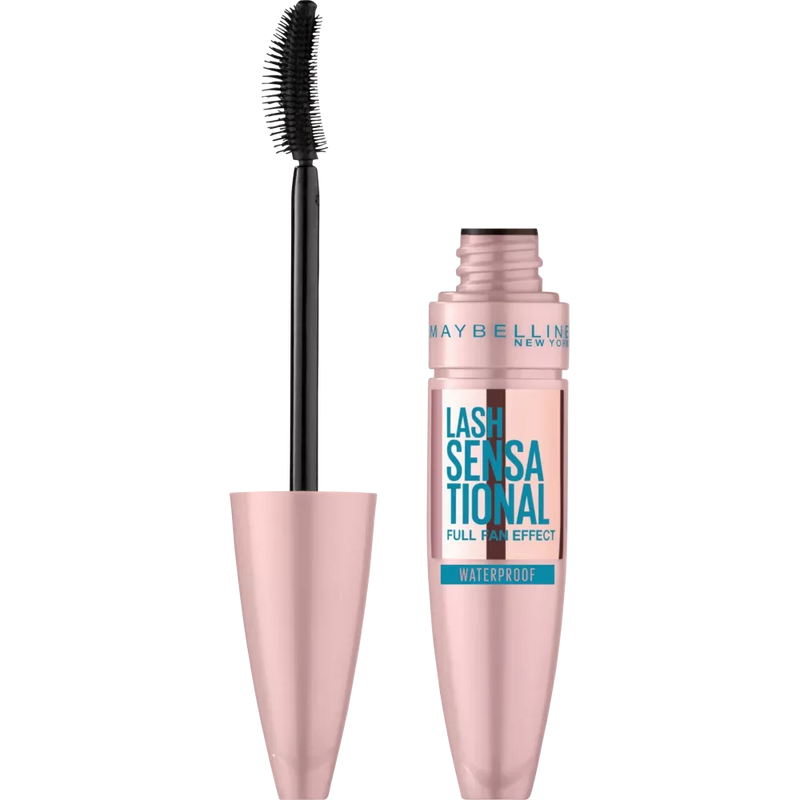 Maybelline New York Mascara Lash Sensational Full Lash Fan Zeer Zwart Waterproof, 9.5 ml