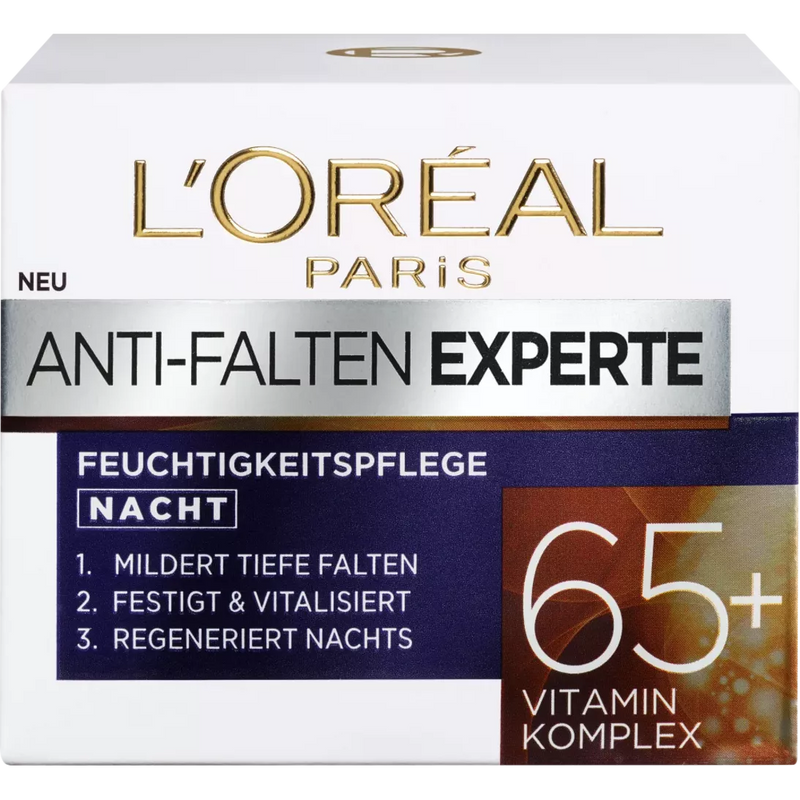 L'ORÉAL PARIS   Nachtcrème Anti Rimpel Expert 65+, 50 ml