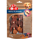 8in1 Snacks voor honden, Adult, Triple Flavour Spiesjes, 113 stuks