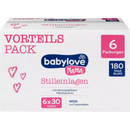 babylove Mummie Kraamverbanden wit, 6x30 stuks, 180 stuks