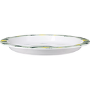 Assiette en polypropylène Babylove verte/blanche, 1 pièce.