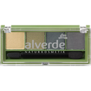 alverde NATURKOSMETIK Palette de Fards à Paupières 85 Vert Galactique, 4 g