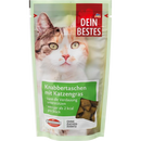 Dein Bestes Cat Snack, sachets à grignoter avec herbe à chat, 65 g