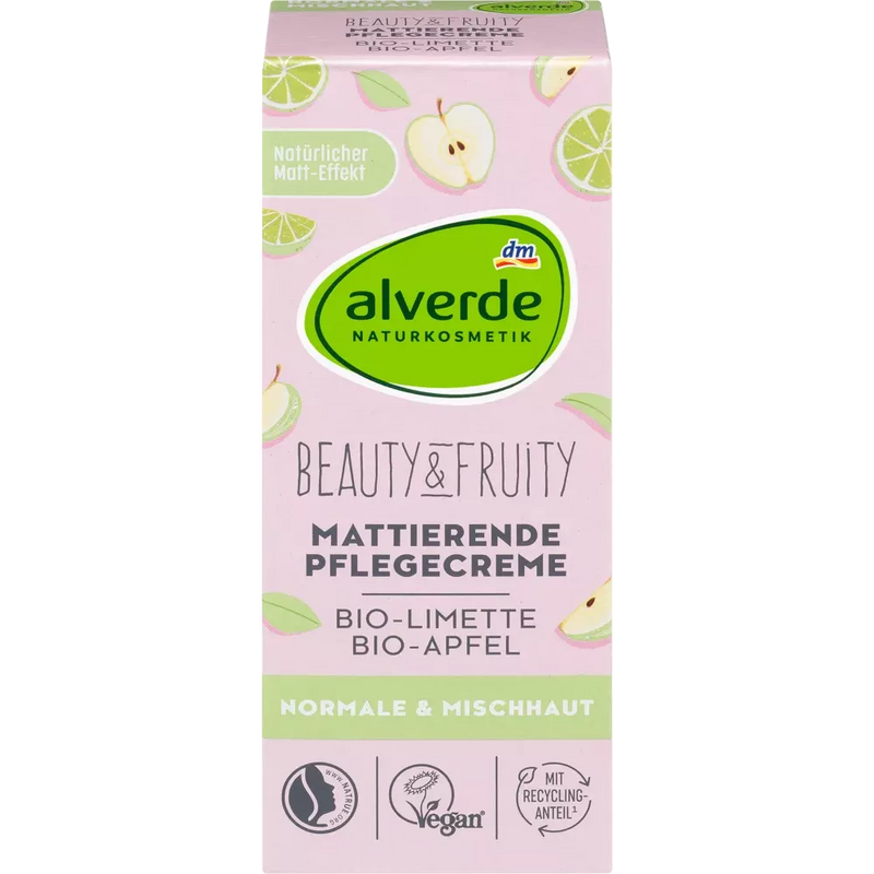 alverde NATURKOSMETIK Gezichtscrème Beauty & Fruity, 50 ml