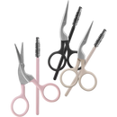 Ciseaux à sourcils ebelin avec brosse, 1 pièce