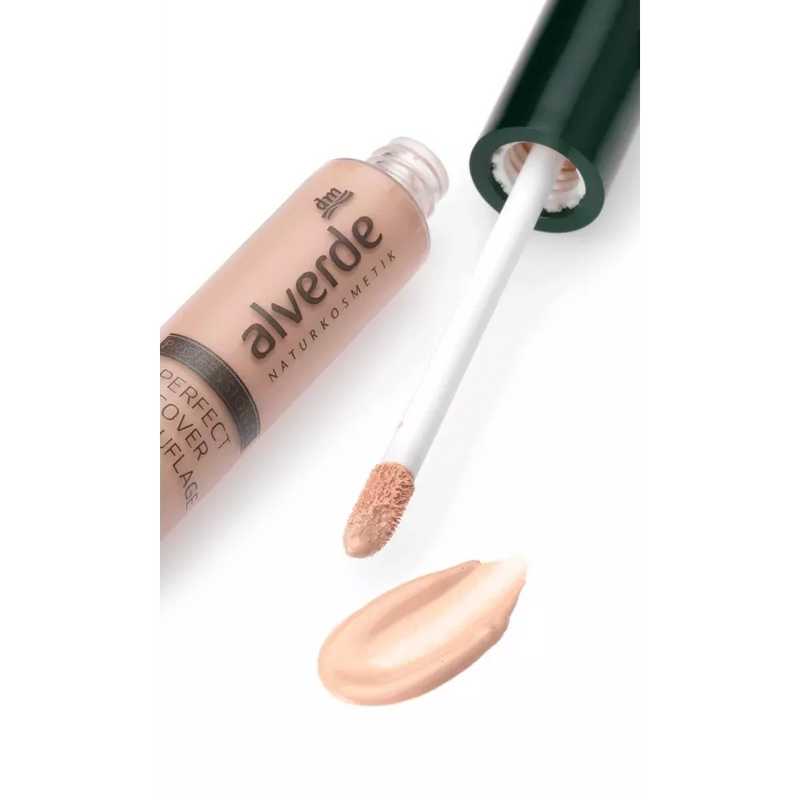 alverde NATURKOSMETIK Concealer Professional Perfect Cover Camouflage 01 Sand, 9 ml
