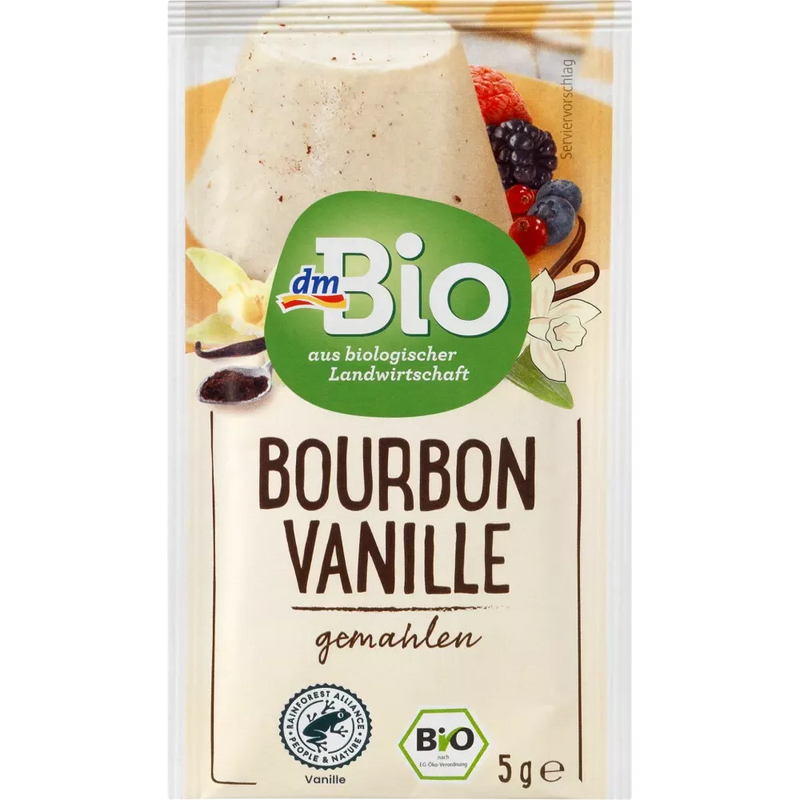 dmBio Bourbon vanille gemalen, 5 g