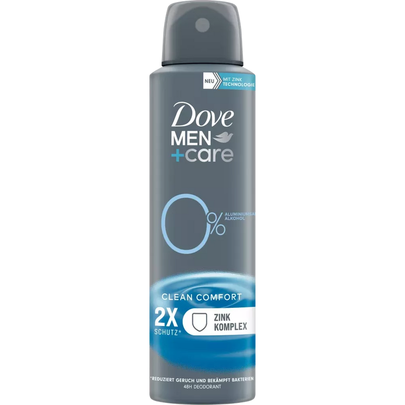 Dove MEN+CARE Clean Comfort deodorantspray met zinkcomplex, 150 ml