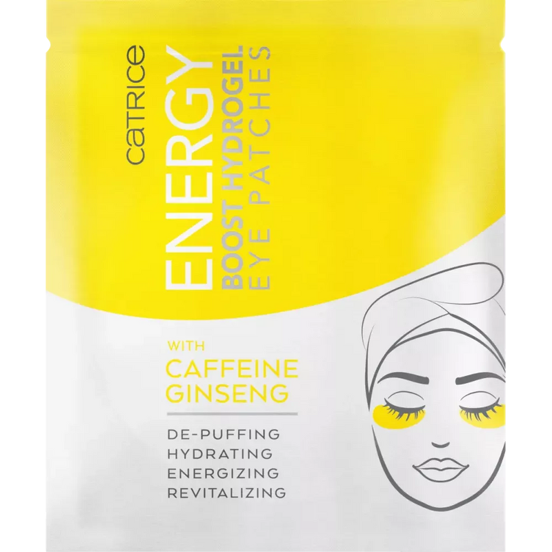 Catrice Oogkompressen Energy Boost Hydrogel (1 paar), 2 stuks.