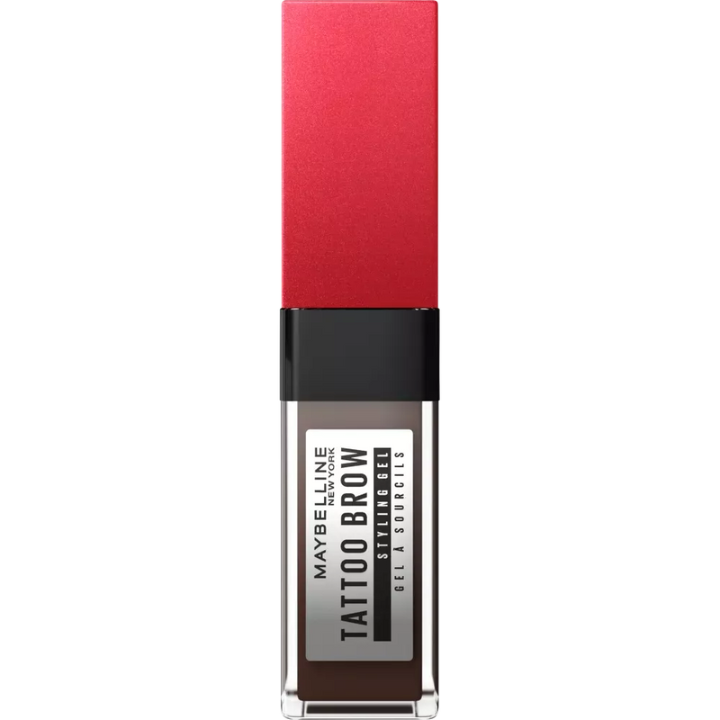 Maybelline New York Wenkbrauw Gel Tattoo Brow 36H Nr. 260 Diep Bruin, 6 ml