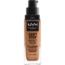 NYX PROFESSIONAL MAKEUP Fond de teint Can't Stop Won't Stop 24 heures Camel 12,5, 30 ml