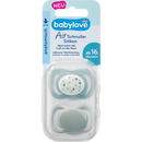 Sucette en silicone babylove Air, anatomique, verte, taille 3, à partir de 16 mois, 2 pcs.