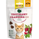 GIMCAT Snack voor katten, Crunchy Snack met Kalkoen & Cranberries, 50 g
