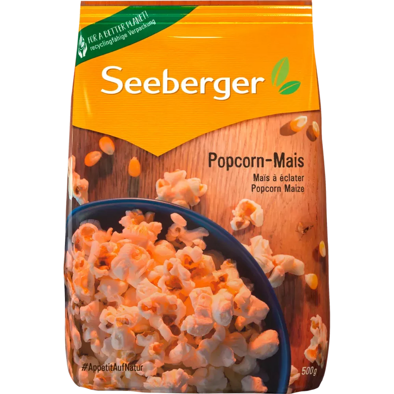 Seeberger Popcorn maïs, 500 g