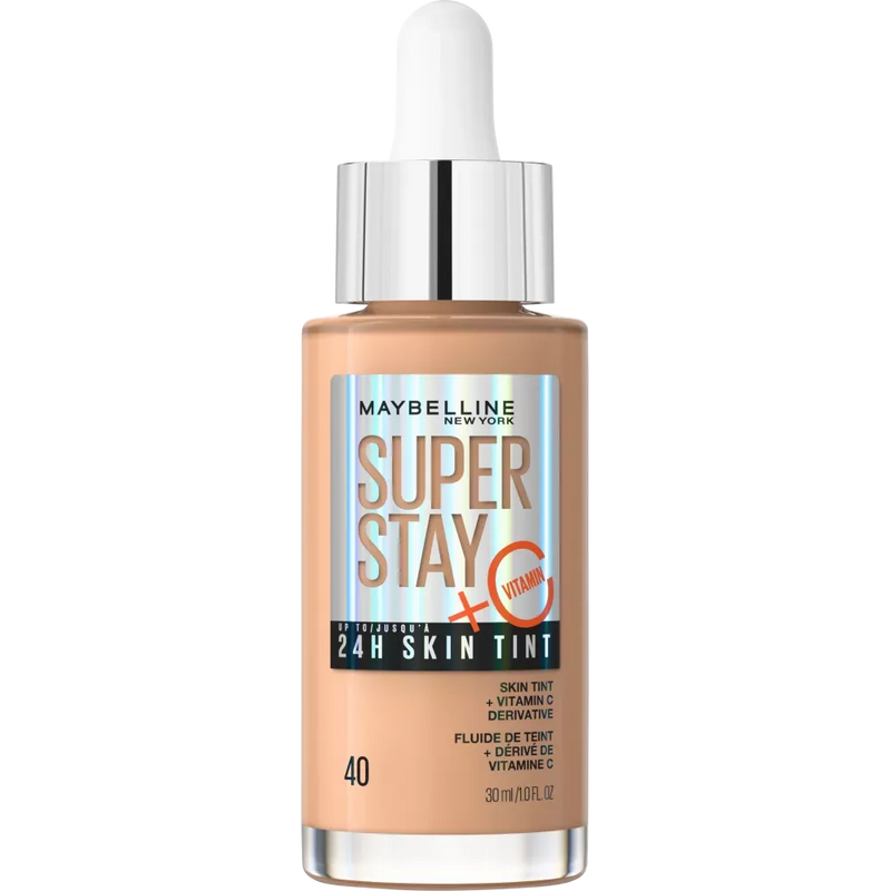 Maybelline New York Foundation Super Stay 24H Skin Tint 40, 30 ml