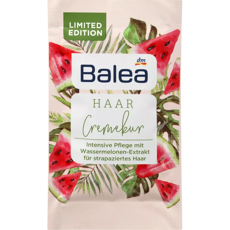 Balea Haarmasker crème behandeling watermeloen tropisch haar, 20 ml