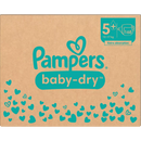 Couches Pampers Baby Dry Gr.5+ Junior Plus (12-17 kg), boîte mensuelle, 168 pièces.