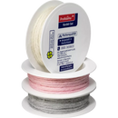 Profissimo Jute koord set grijs/roze/crème, 9 m