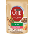 PURINA ONE Honden Natvoer, Mini, Actief, 100 g