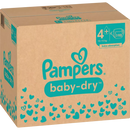 Couches Pampers Baby Dry Gr.4+ Maxi Plus (10-15 kg), boîte mensuelle, 198 pièces.