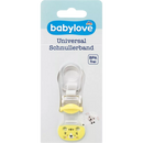 Attache-tétine universel Babylove jaune, 1 pièce