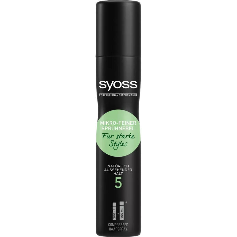 Syoss Haarlak Micro Spray Strong Styles, 200 ml