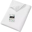 Serviette éponge ebelin blanche 100% coton certifiée GOTS, 1 pièce