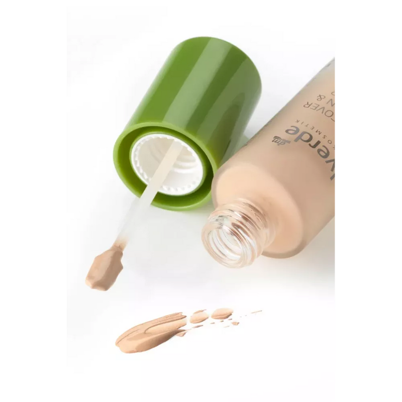 alverde NATURKOSMETIK Foundation & Concealer Perfect Cover 10 Vanille,