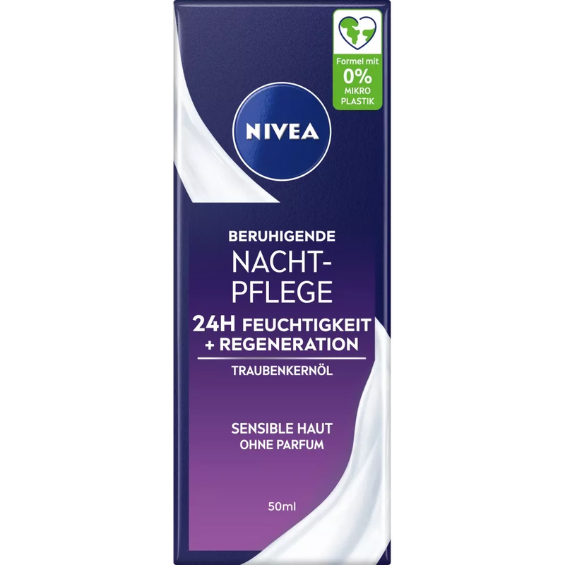 NIVEA Nachtcrème Gevoelige Kalmerende Nachtverzorging, 50 ml